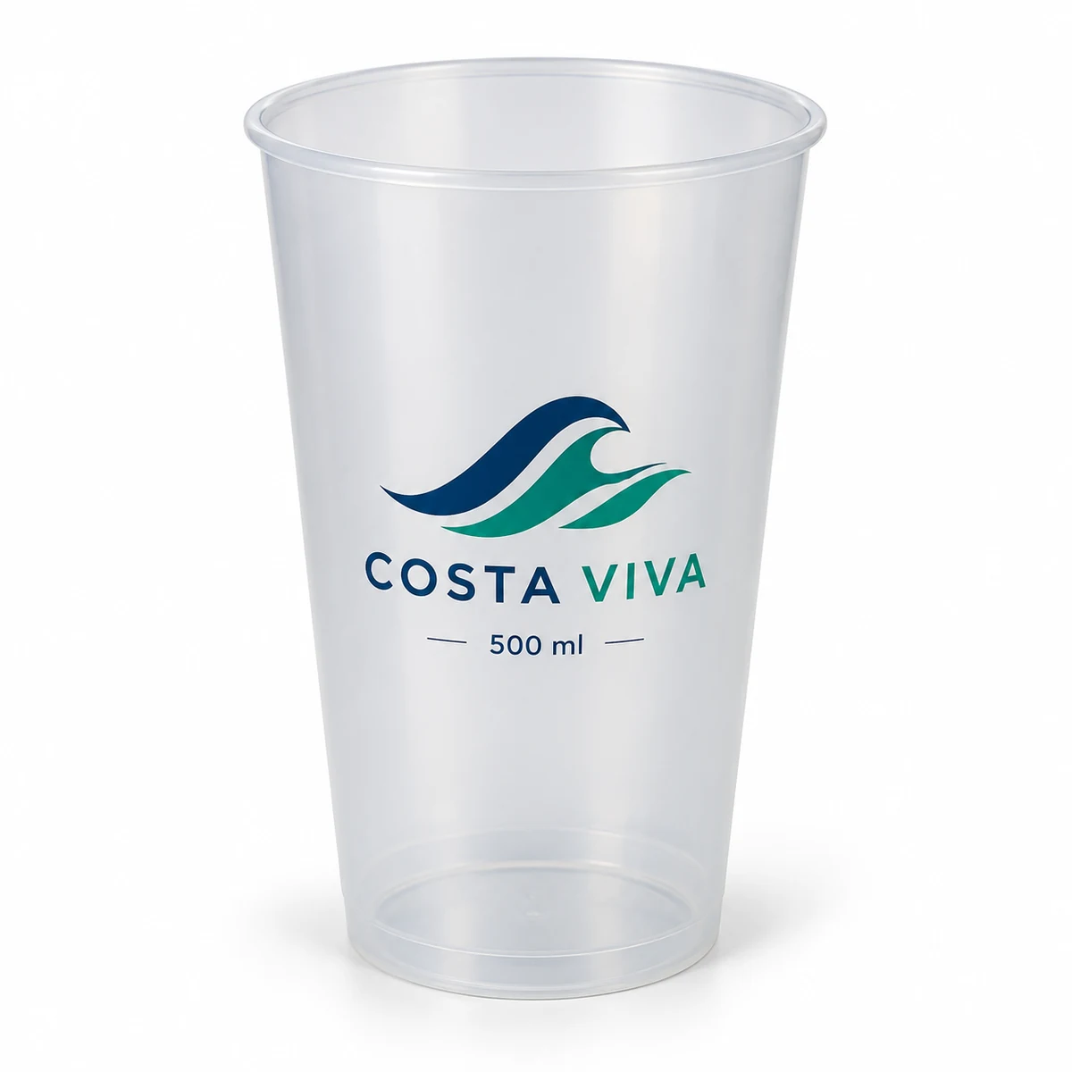 Ejemplo de vaso reutilizable de 500 ml personalizado