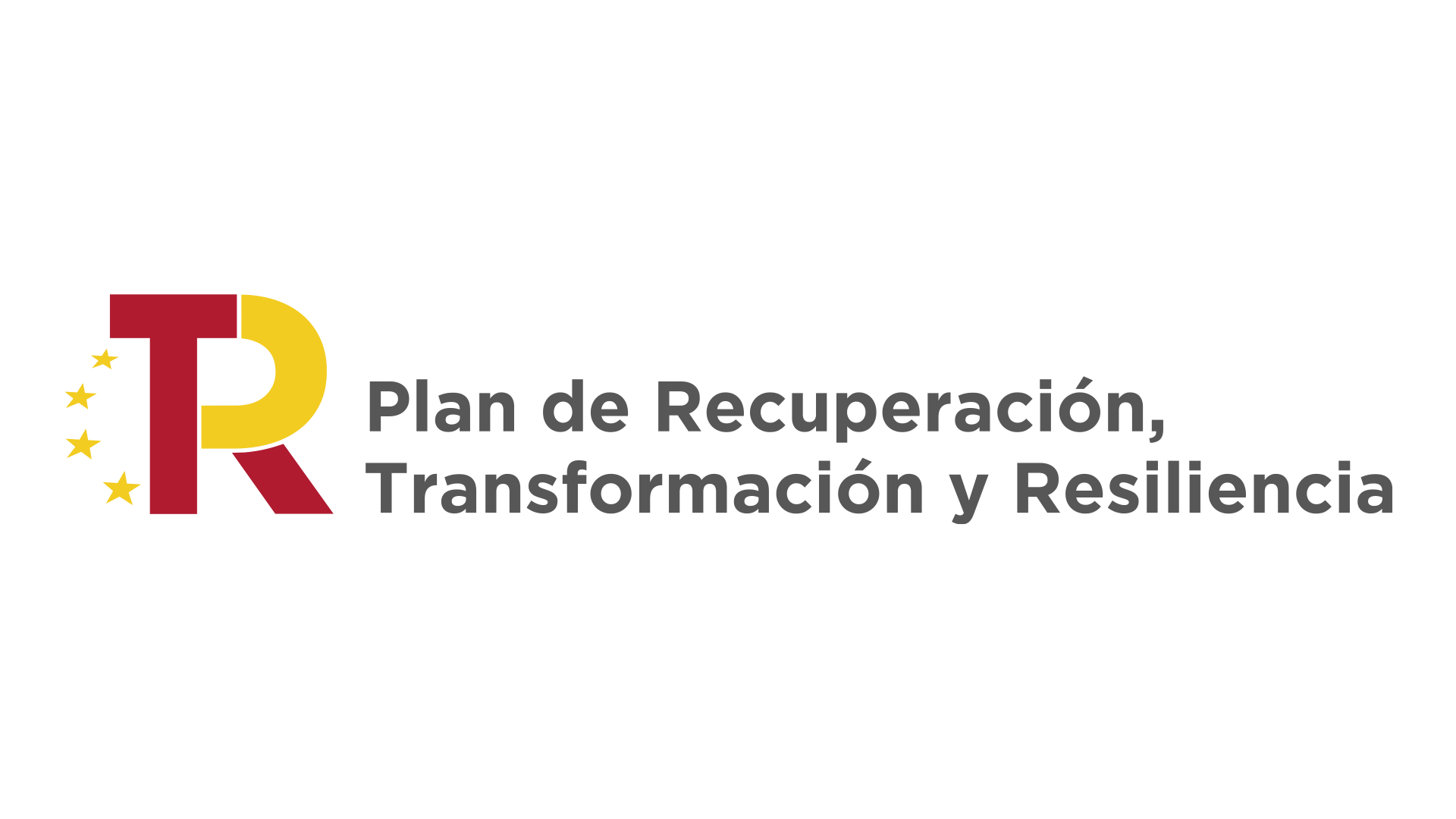 logo plan e recuperación, transformación y resiliencia
